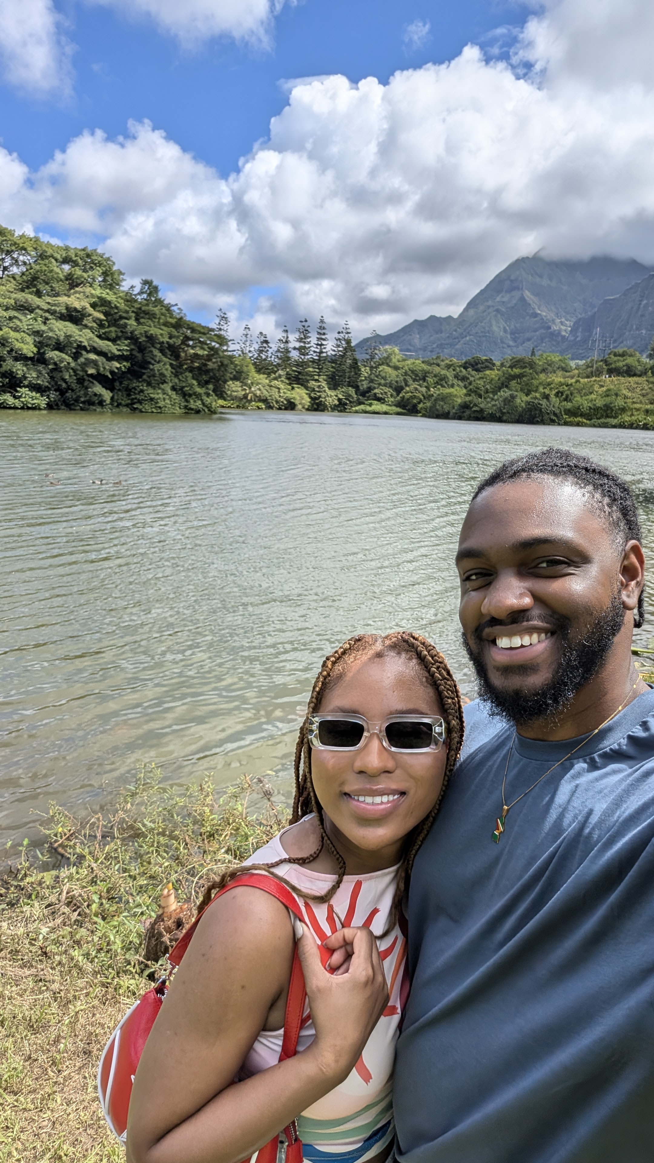 Aubi and Richard in Hawaii
